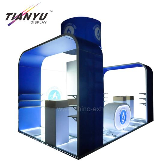 Easy Assemble 3X6 Specific Island Modular Portable Exhibition Booth Stand Show with Door