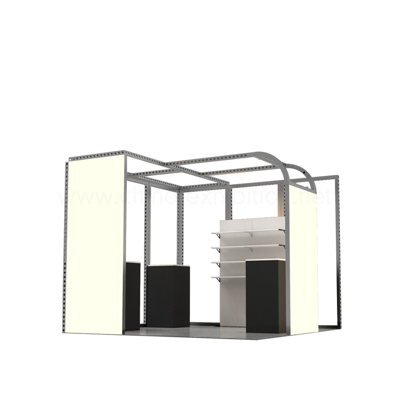 Modular easy set up Exceptional Quality Custom Printing 3X6 reusable exhibition booth stand