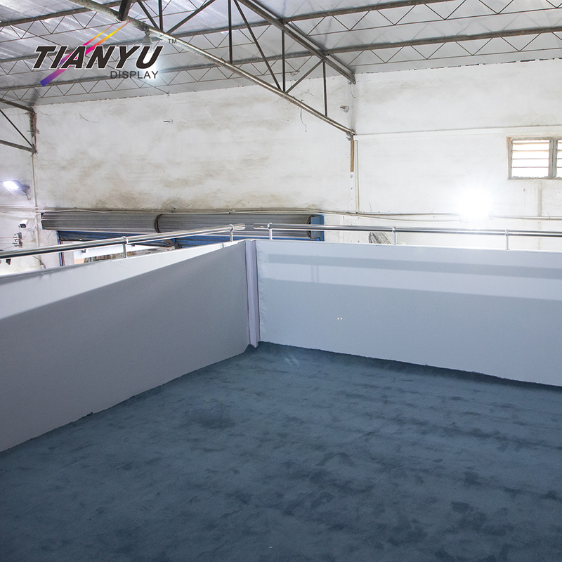 Tianyu Recycle Heavy Duty Aluminum Two Story Exhibit Stand Custom Double Deck Booth Eco- Friendly Trade Show Exhibition