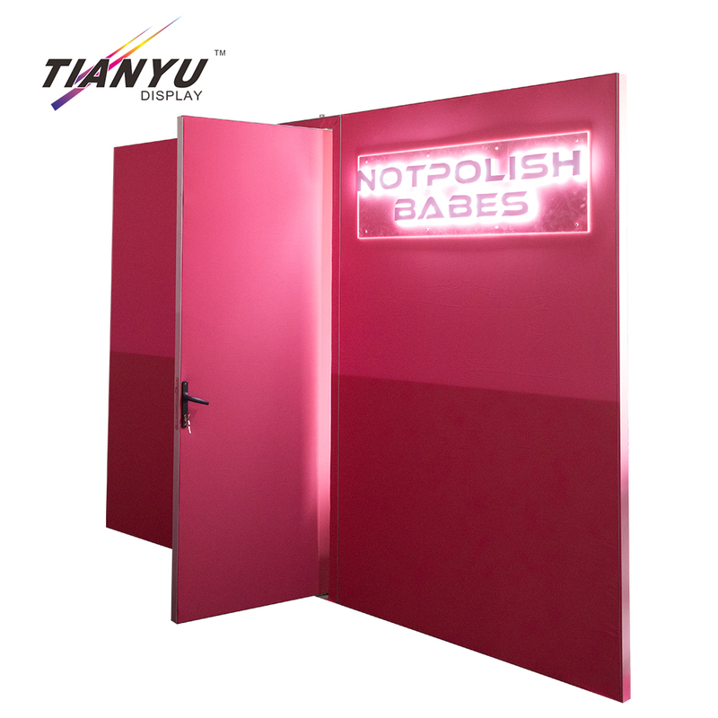 Tianyu M-series System Easy Assemble Aluminium Trade Show Exhibit Booth Banner Stand Frame Pop Up Display