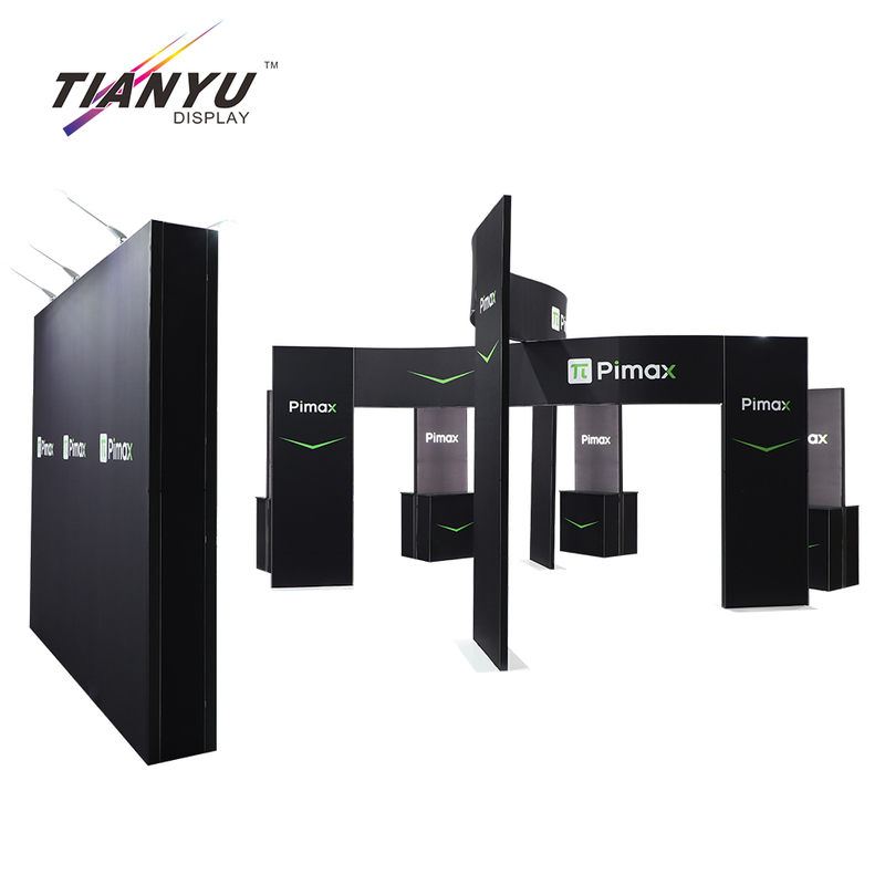 Tianyu Modern Stylish Shop Counter Table Design Folding Tradeshow Folding Standing Table