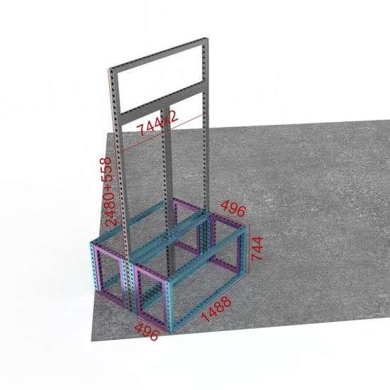 20FT Custom Exhibition Booth Trade Show Stand Design Used for Jiangmen International Exhibition Center