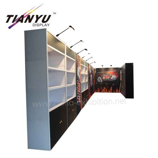 4X8m Custom Exhibition Booth Design with Acrylic Panel