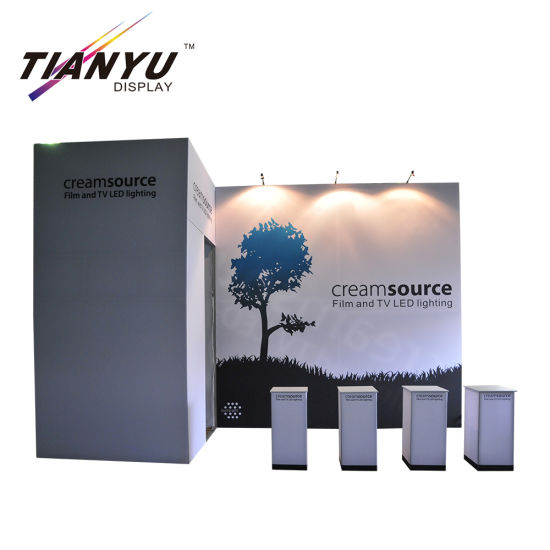 3x3 Modern Easy Setup Aluminum Standard Trade Show Exhibition Booth Design