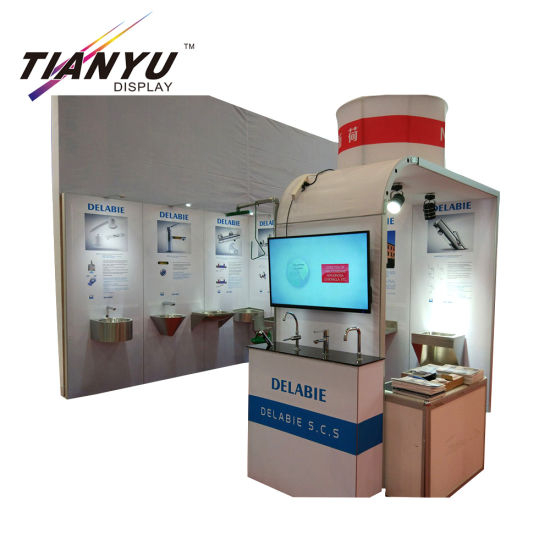 High Quality Backlit Fabric 10X20 Trade Show Display Booth for Exhibition Stand Factory 