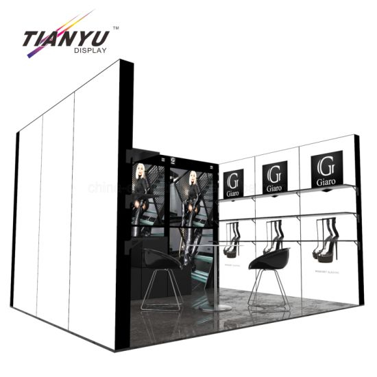 10X10 Easy Assembling Modular Tradeshow Booth in Aluminum