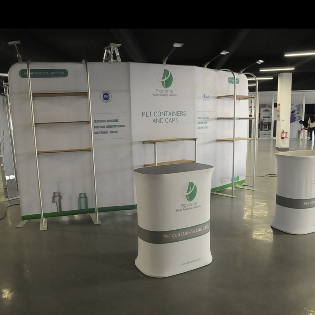 Display Exhibition Trade Show Stand with Shelves for Expo Show