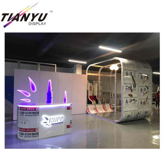 china 3x6m Custom Portable Advertising Display Stand For Standard Exhibition Booth