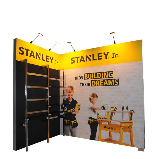 2020 New Products Fast Delivery Easy Install Advertising Tension Fabric Display Trade Show Booth