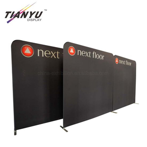 Wedding Events Tension Fabric Backdrop Panels / Aluminum Frame Trade Show