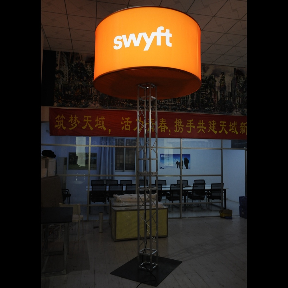 Tianyu Customized High Tension Fabric Circle Backdrop Display