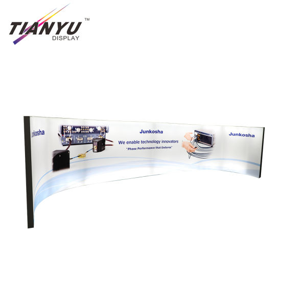 Round or Rectangular Shape Hanging or Ceiling Fabric Light Box for Trade Show Display