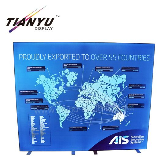 Exhibition Aluminum Light Box Profile Display Stand Portable Exhibition Stands Booth Design