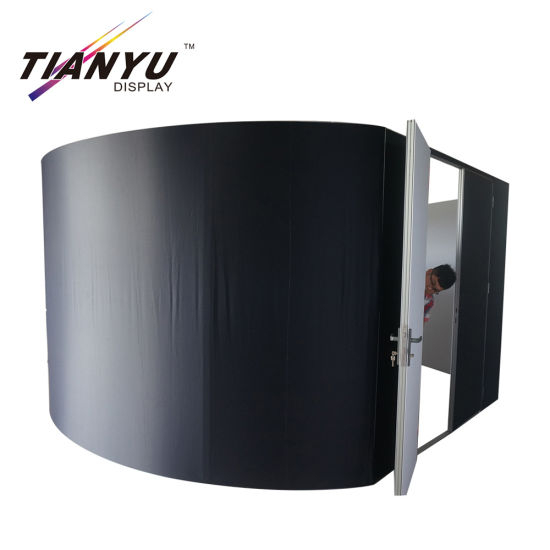 Tension Fabric Wall Trade Show Booth Easy Carry Tension Fabric Booth