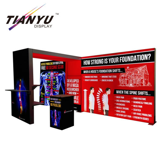 Custom Size Creative Ideas for Exhibition Stalls Cheap Stand Booth Design