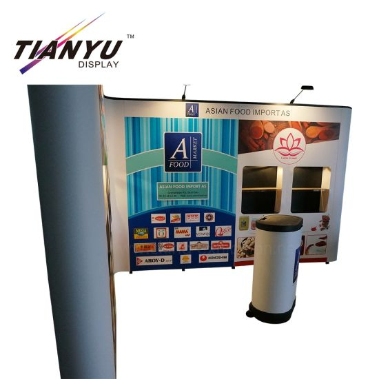 Luxury Aluminum PVC Display Foldable Advertising Floor Standing Backdrop