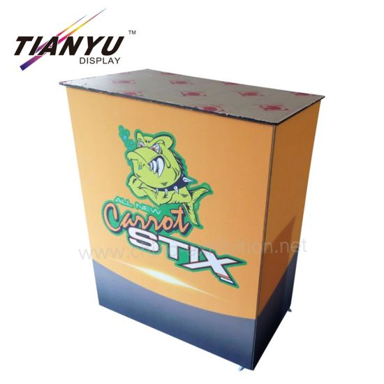 Big Discount Advertisement Economical Portable Aluminum Fabric Tradeshow Counter