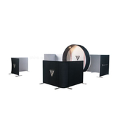 Trade Show Equipment Display Expo Stand Circle Tension Fabric Display