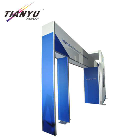 4x4 Flexible Frame Advertising Display Stand With Aluminum Counter