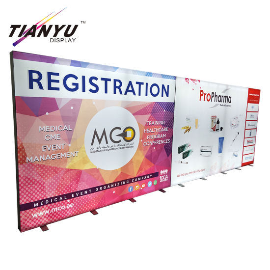 Customized Different Shape Light Box Trade Show Booth with Transport Case Easy Transportation