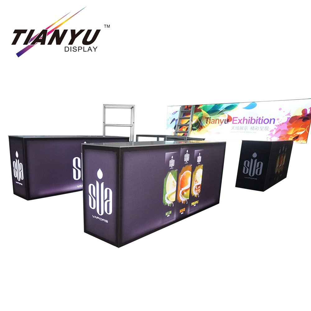 Portable Aluminum Customized Cube Light Box Display for Exhibition Stand