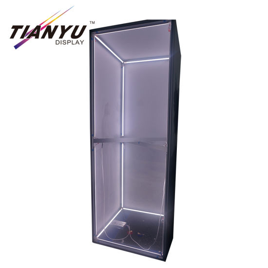 Portable Aluminum Customized Cube Light Box Display for Exhibition Stand