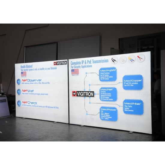 Manufacture Custom Made Frameless Fabric Light Boxes with Backlight and Edge Light LED