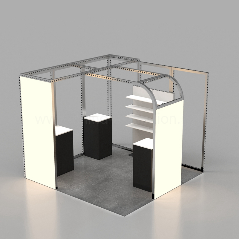  eye catching M series system exhibition booth modular aluminum expo stand