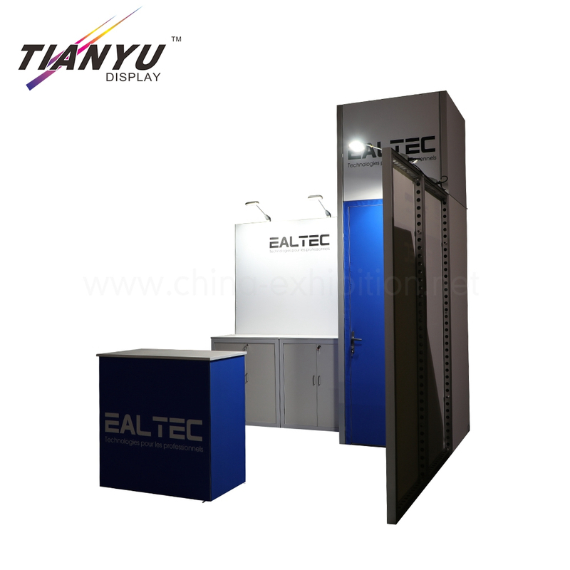portable expo island exhibition booths stand design system and production