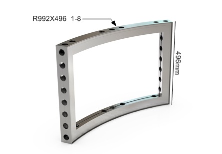 M-series Anodized Aluminum Curved Frame