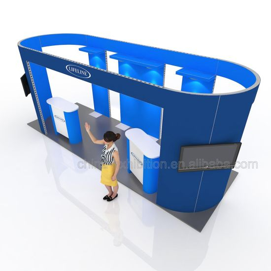 3*6 Aluminum Exhibition Booth Trade Show Flooring Fair Stall Dedicate Free Design