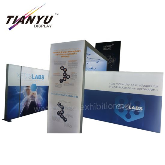 OEM Exhibition Booth Used Trade Show Booth TV Exhibition Stand with LED Light