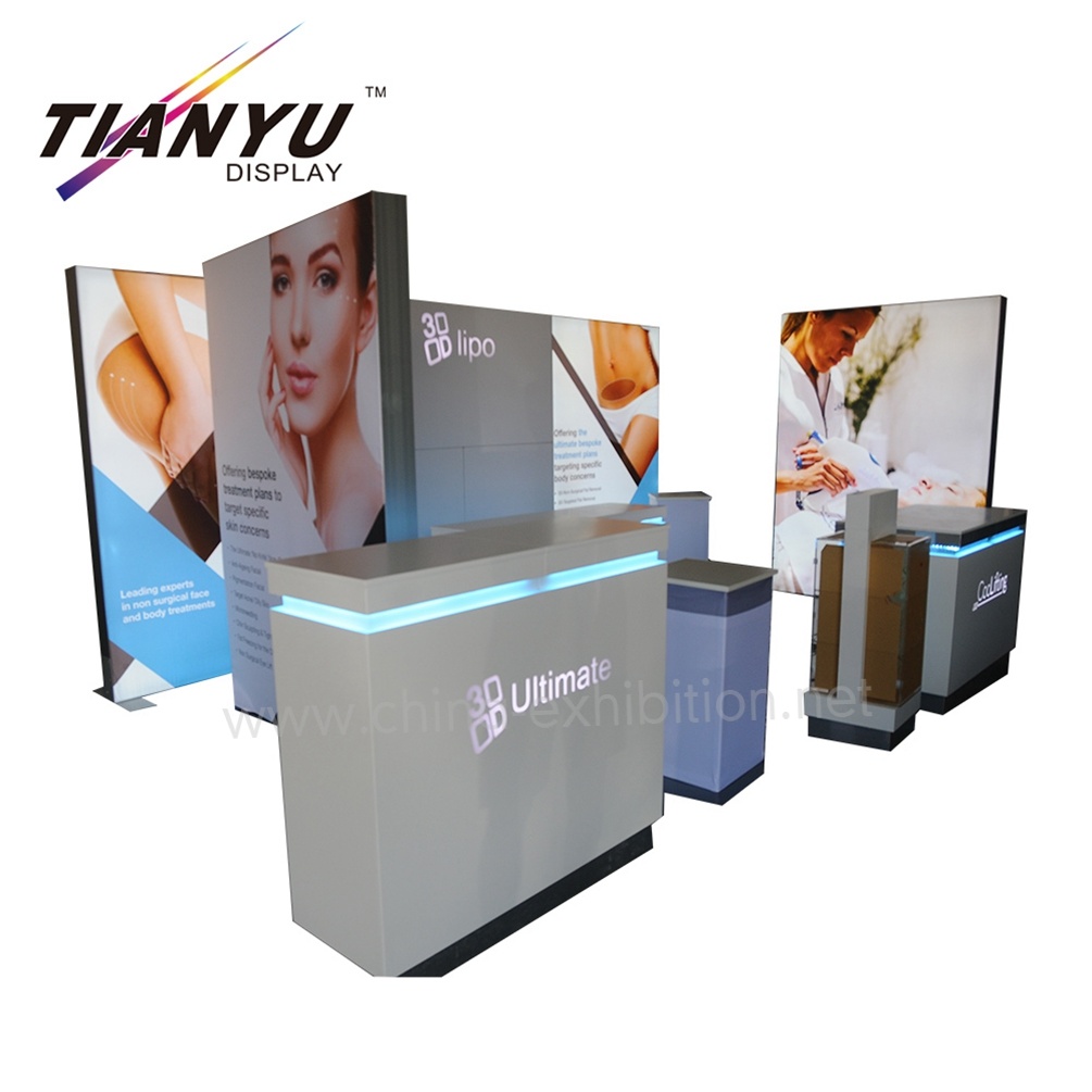 Different Kinds Special Shape Design Flexible Exhibition Booth 3X6 Supplier in Jiangmen