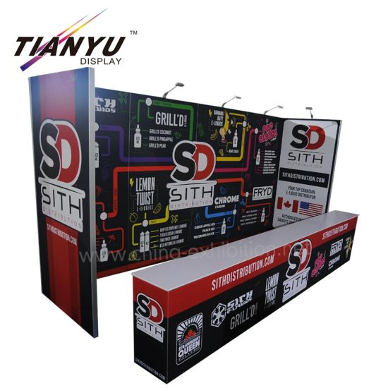 High Quality Exhibition Booth Building Materials Backdrop for 3m