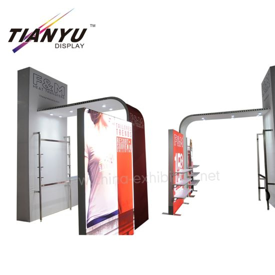 Aluminum Booth Display for Promotion Clothes Exhibition Stand