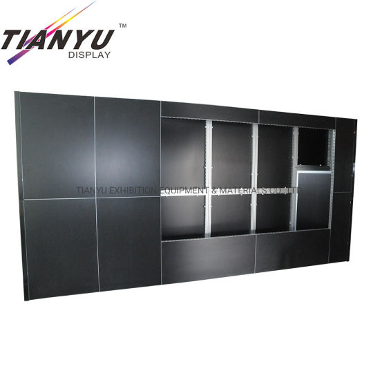 Customized Portable trade show booth displays Backdrop Wall Display Stand for Trade Fair