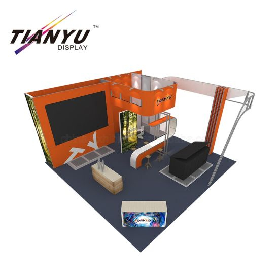 5X6m China Modular Reusable Stable Aluminum Exhibition Display Stand Booth for Sema Show