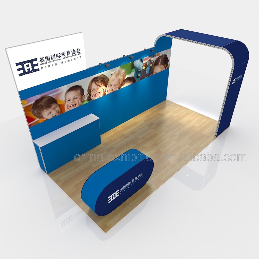 Tian Yu Do Portable Aluminum 10 by 20 Exhibition Booth Stall Can Convert to 10 by 10 Booth