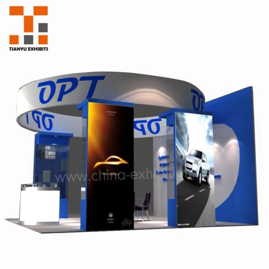 Professional Exceptional Custom 20X20 Circle Shape Exhibition Booth for Sale