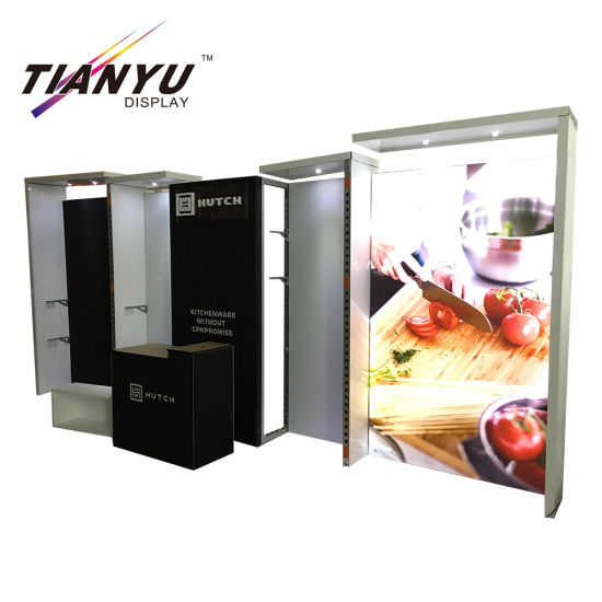 Easy Setup Modern Design Aluminum Alloy Portable 3X3 Tradeshow Booth 10X10 Exhibition Booth Fabric Display Stand