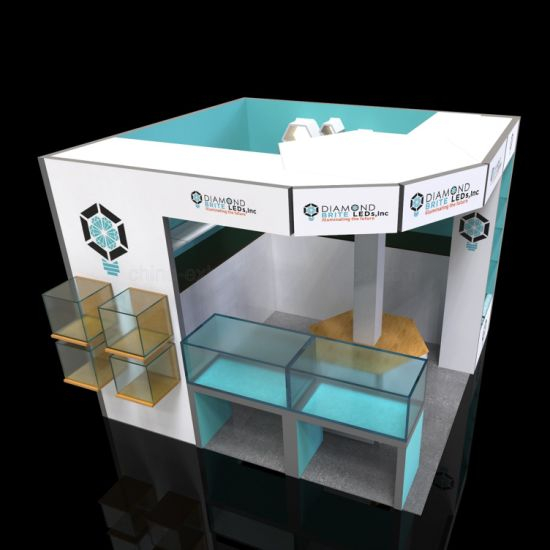 Small Aluminum Modular Customized Booth for Trade Shows Equipment