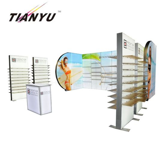 Modular LED Light Box Exceptional Quality Custom Printing 3X6 Custom Exhibition Booth Design