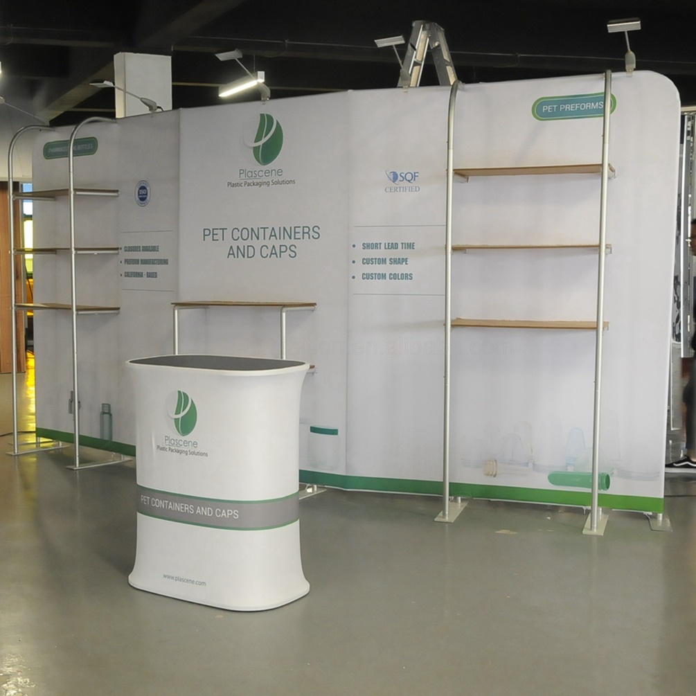 Display Exhibition Trade Show Stand with Shelves for Expo Show