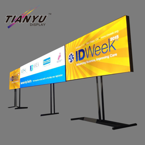 Backlit LED Framleless Aluminium Profile Fabric Light Box for Advertising Poster Display