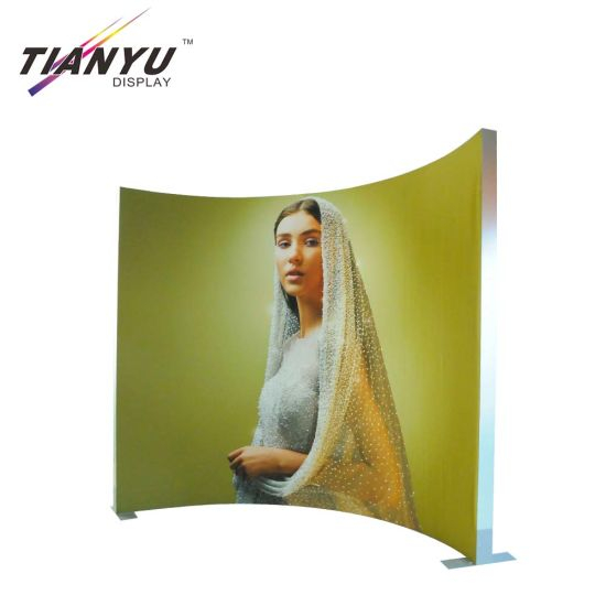 Custom Shape UV Printing Fabric Canvas Aluminium Profile Display Advertising Sign LED Backlit Lightbox