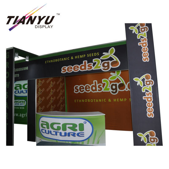 Advertising Tension Fabric Aluminum Frame Customized Portable Exhibition Booth