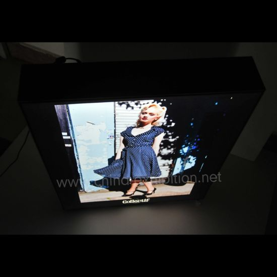 China Clothing Store Wall Decoration Advertising Slim LED Light Box