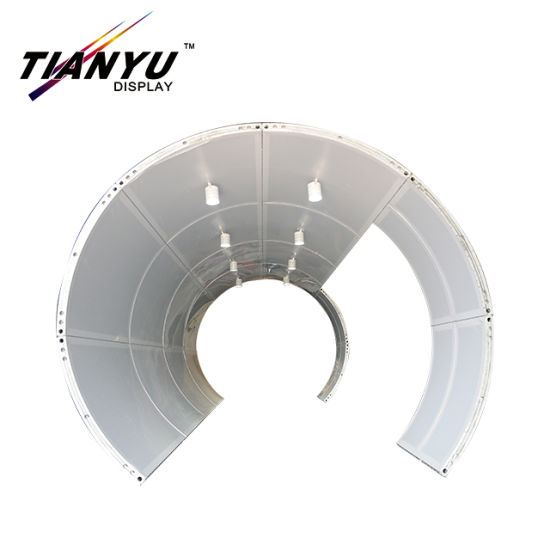 Reusable Trade Fair Portable Customized made Trade Show Exhibition Circular tunnel booth 