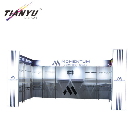 High quality aluminum display backdrop booth for 3mx6m