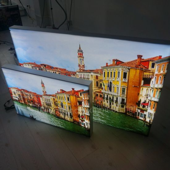 High Quality Extruded Aluminium Profiles LED Frame backlit fabric lightbox